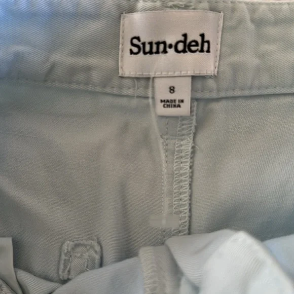 Aritzia Sun•deh Sundays Best Jaden Pant Chino in Lt Blue 6 - Picture 6 of 13